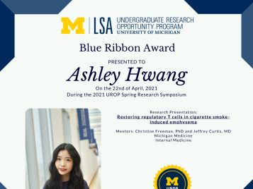 2021 UROP Spring Symposium Blue Ribbon IG 2 